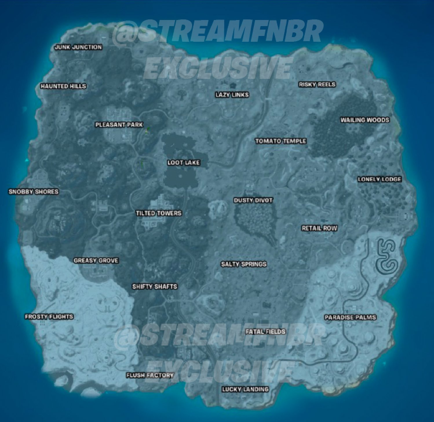 Fortnite OG: Full Map Leaked, Returning Locations Confirmed