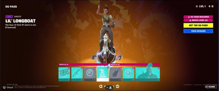 Fortnite OG: Battle Pass Leaked