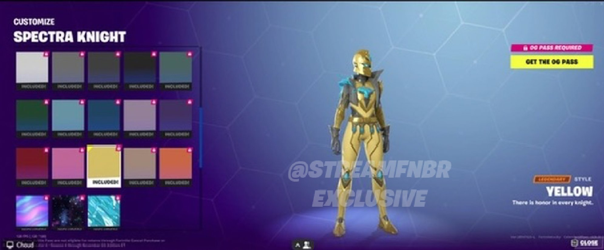 Fortnite OG: Battle Pass Leaked