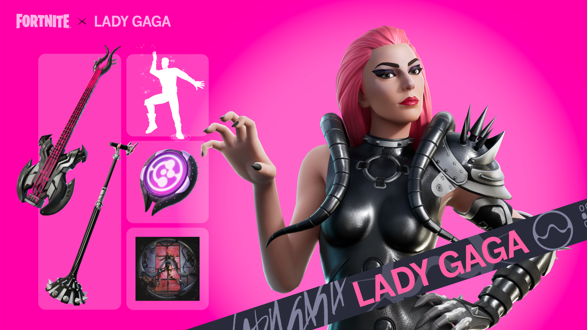 Lady Gaga Joins the Fortnite Icon Series