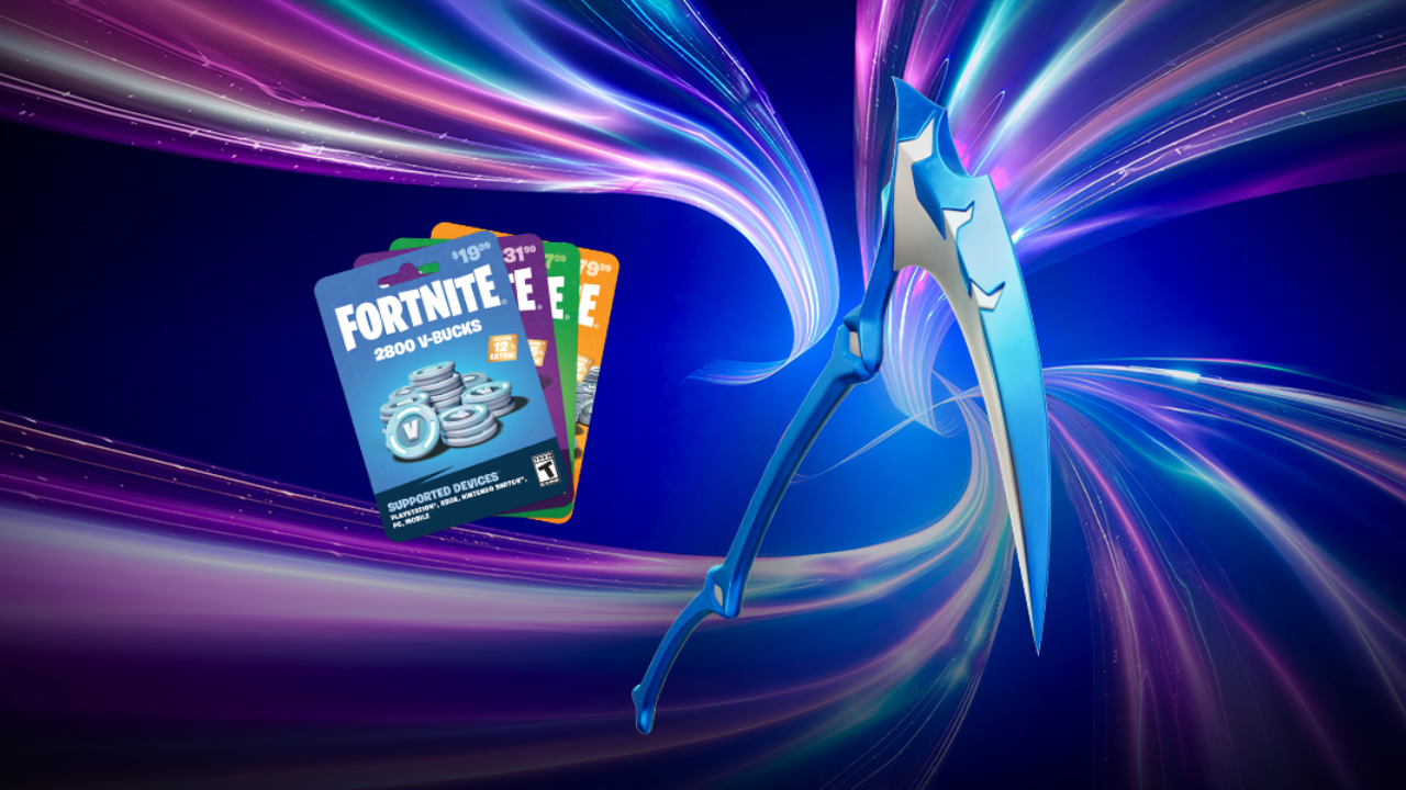 Unlock a Free Pickaxe by Redeeming V-Bucks Cards in Fortnite