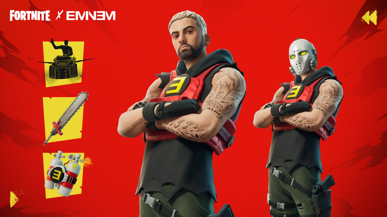 Fortnite x Eminem: New Rap Boy Reloaded Outfit Available Now