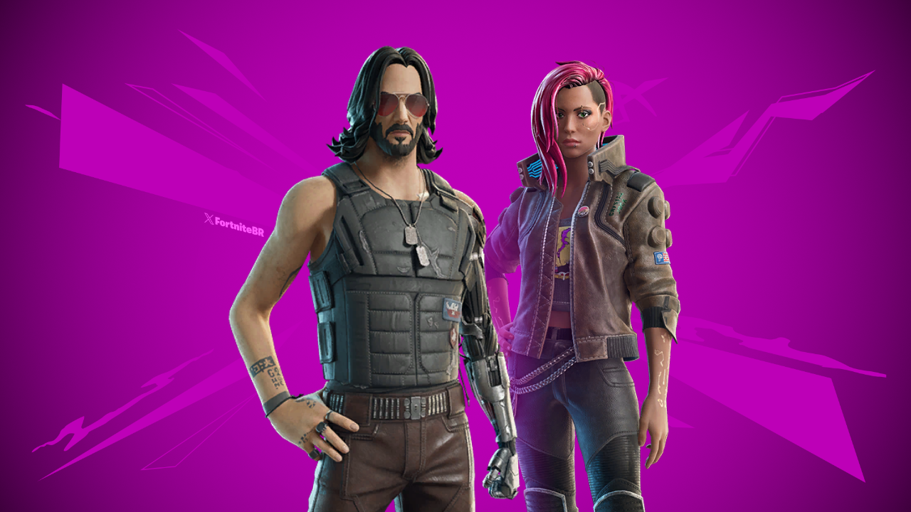 Fortnite x Cyberpunk 2077: Johnny Silverhand, V Outfits Revealed