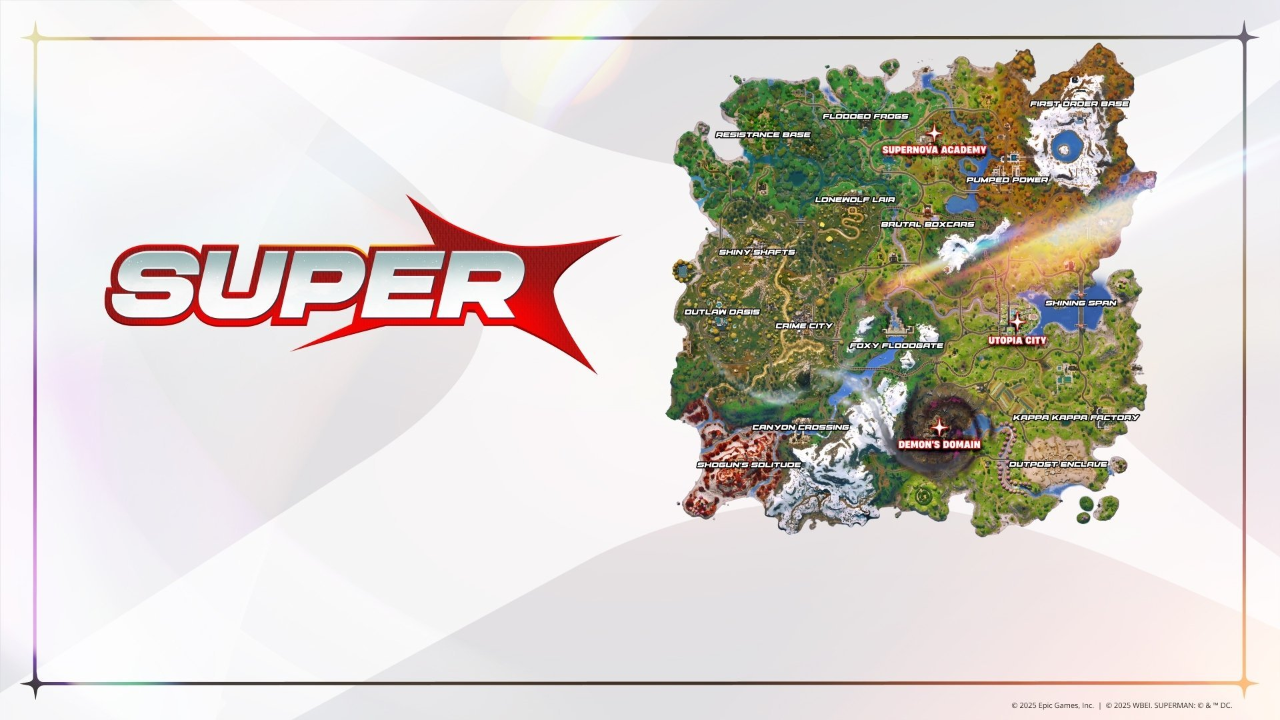 Fortnite Chapter 6 Season 3 Map Officially Revealed