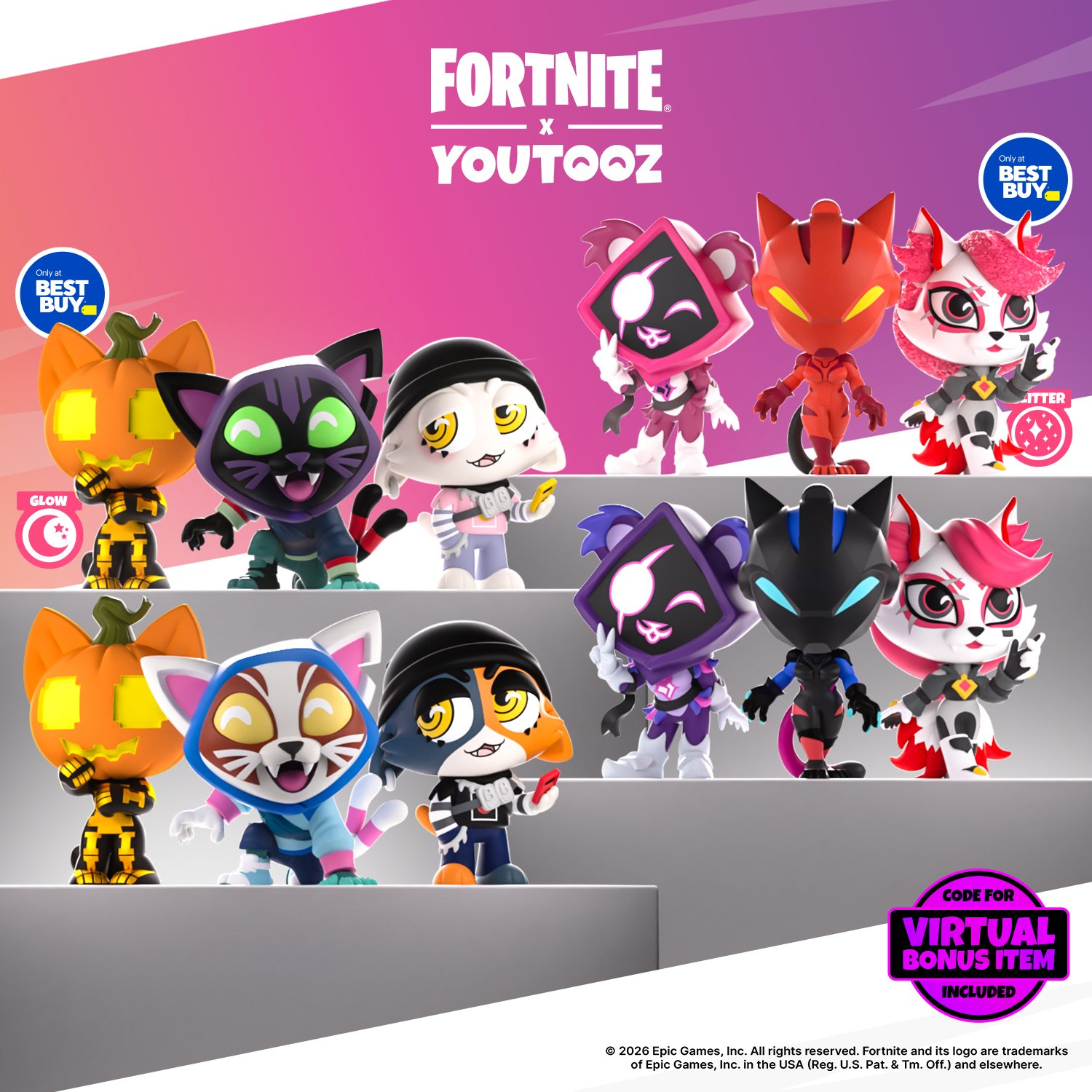 Fortnite x Youtooz Minitooz Collection Drops July 7