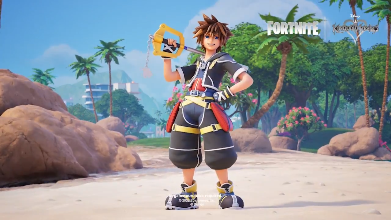 Fortnite x Kingdom Hearts Revealed, Available This Week