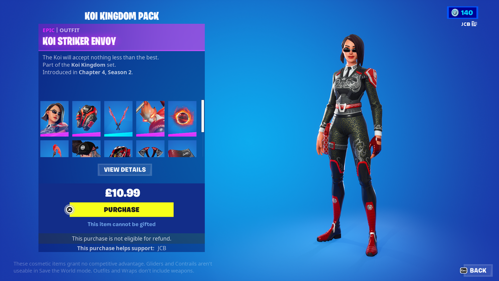 New Koi Kingdom Pack Available Now Fortnite News