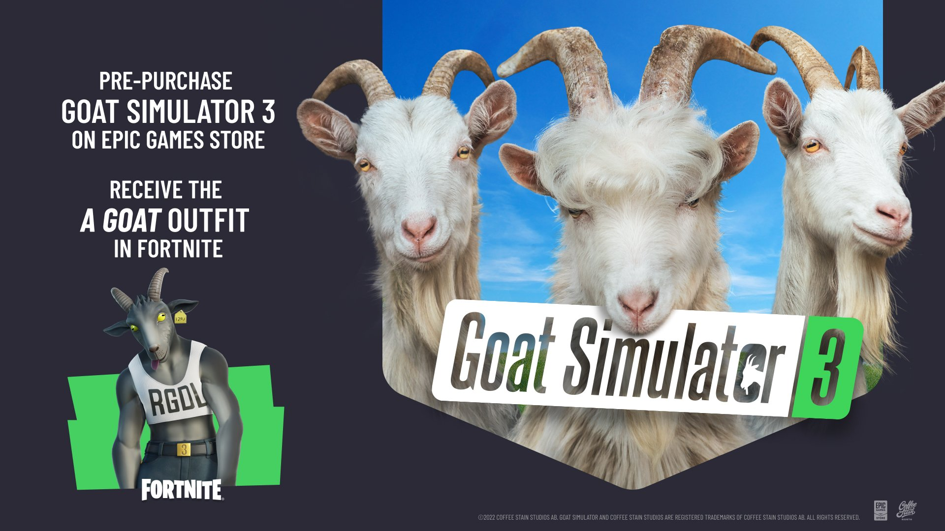 Fortnite x Goat Simulator 3 How to get the Goat Outfit Fortnite News