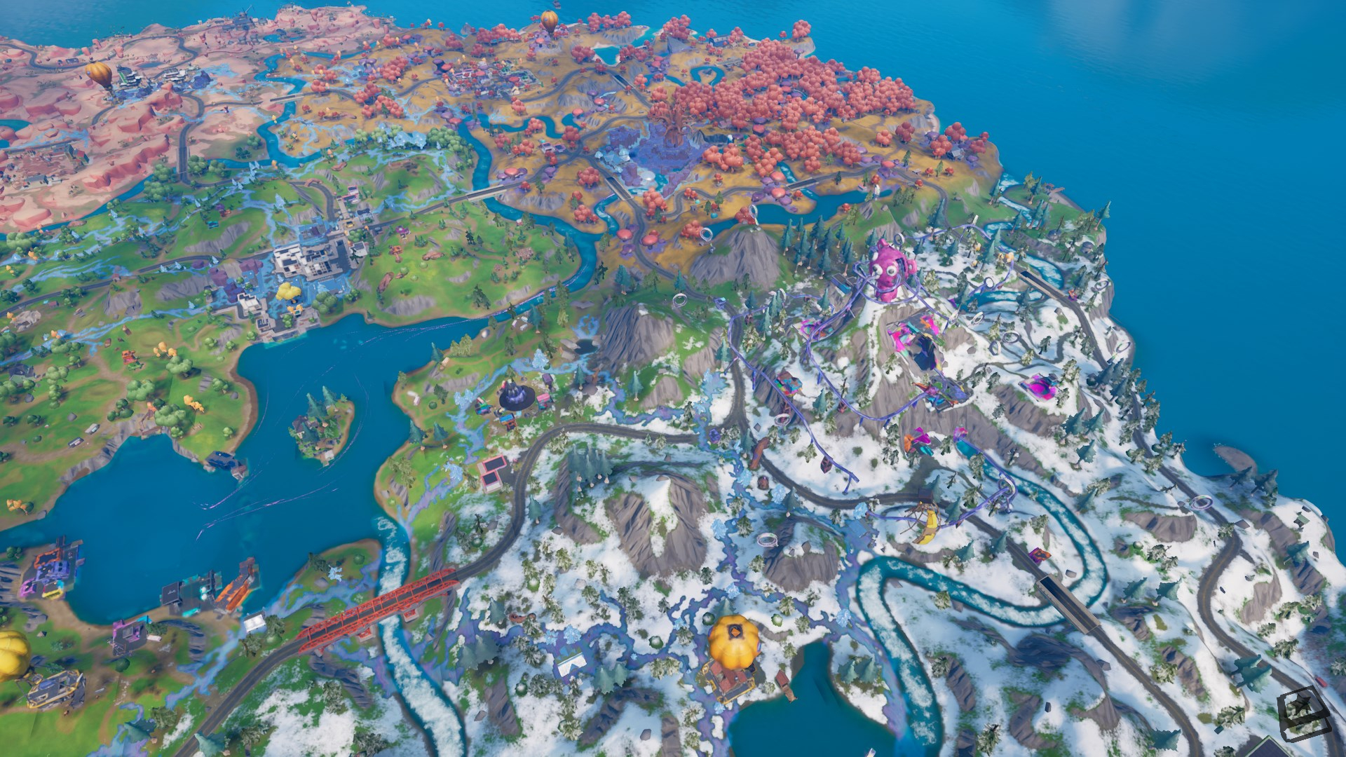 Map 40. Fortnite Chrome.