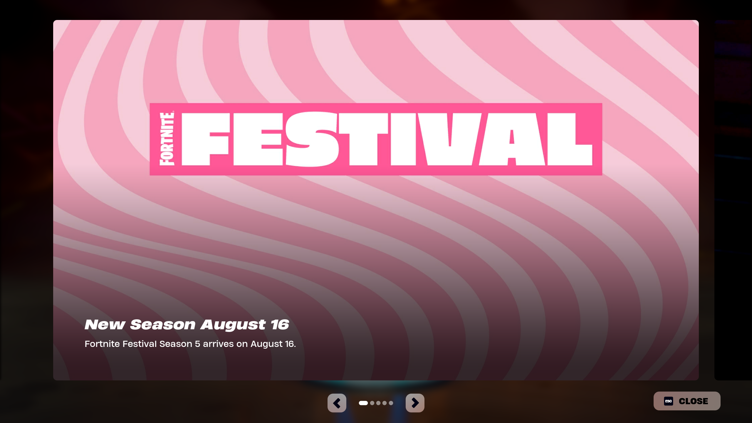 Fortnite Festival Season 5 Announced
